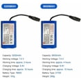 thumbnail image 3 of 7.4V 5200mAh Replacement Battery for Fishing Bait Boat, 3 of 5
