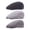 06_Dark Gray, variant on Lroveb Newsboy Hats for Women 3 Pieces Mens Hat Cotton Soft Stretch Fit Men Cap Cabbie Driving Ivy Visor Hat