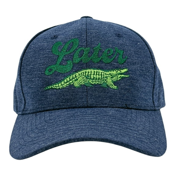 Later Alligator Hat Funny Sarcastic Gator Graphic Novelty Cap