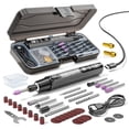 thumbnail image 1 of Qiopertar Smart Digital Control Rotary Tool Kit, 600-15000 RPM Precision Grinder with LED Display, Portable Polishing Carving Kit for DIY Crafts, 1 of 7