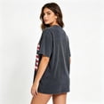 thumbnail image 4 of Fourth Of July,4th of July Tops,76 Women's Graphic Cotton Tee with Short Sleeves, Americana Flag Element 76 Digital Printed Crew Neck T-Shirt, Patriotic Casual Tops(Navy 2XL), 4 of 7