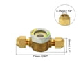 thumbnail image 2 of Unique Bargains Indicateur d'Humidité Liquide Universel 1/4 x 1/4 SAE pour Climatisation HVAC Réfrigération, 2 of 5