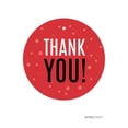 thumbnail image 1 of Signature Black, White, Red, Round Circle Gift Tags, Thank You!, 24-Pack, 1 of 1