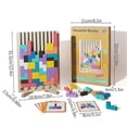 thumbnail image 4 of Educational 3D building block puzzle toys for kindergarten children, wooden puzzle games for teenagers to develop motor skills, 4 of 5