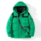 thumbnail image 3 of Chaqueta de plumón para hombre, de invierno, gruesa, nueva, resistente al viento y al agua, para hombre y mujer, estilo similar, chaqueta cálida, chaqueta para hombre, 3 of 3