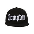 thumbnail image 2 of Compton 80s Rapper Costume Kit Flat Bill Hat w Sunglasses, Chain - Black, 2 of 2