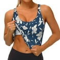 thumbnail image 4 of Lsque Lilies Flowers Printed Women'S Sports Bra, Compression, Moisture Wicking, High-Impact Sports Bra For Women,Supportive sports bra-Large, 4 of 9