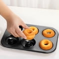 thumbnail image 5 of nobrand 1 Pc Donut Pan Doughnut Baking Pan Nonstick Carbon Steel Baking Mold for Homemade Donuts Dessert Baking Oven Tray, 5 of 5