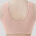 thumbnail image 3 of Women's Front Buckle Lace Edge Seamless Wireless Yoga Bra - Nylon/Spandex, 3 of 3
