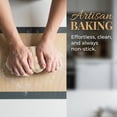 thumbnail image 5 of REGALWOVEN 3 Pcs Silicone Pastry Mat, Non Stick Baking Mat with Measurements, Heat Resistant Dough Rolling Baking Sheet Thin Gray 16.5x11.6in, 5 of 5
