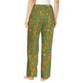 thumbnail image 3 of Naloa Squirrel And Nuts Print Women’s Ultra-Soft Comfy Pajama Lounge Pants with Pockets & Drawstring, 3 of 8