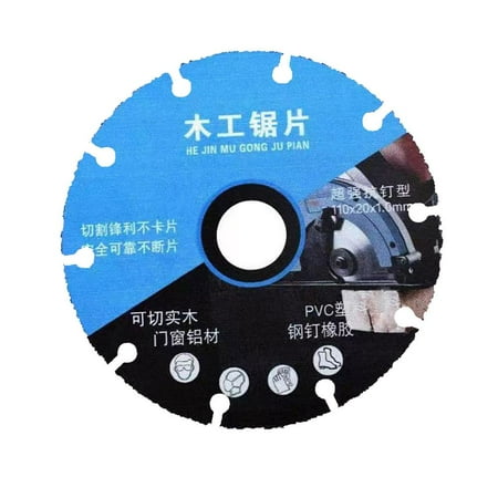 

SSKFHGI 4 Tungsten Carbide Cut for Angle Grinders Cutting Carving Disc for Wood
