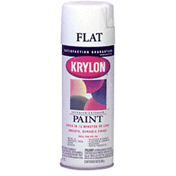 KRYLON KP1502 Flat White Spray Paint
