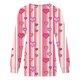 thumbnail image 3 of Gibobby Sudaderas para mujer Blusa de manga larga con cuello en O para mujer, para uso diario, en casa, al libre, con estampado del día de San Valentín (Rosa, M), 3 of 4