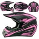 thumbnail image 2 of Motocross Helmet,Youth Kids Trend Full Face Helmet,ATV Motorcycle Helmet,Dirt Bike Downhill Off-Road Mountain Bike Helmet,DOT Certified,4-Piece Set (Pink, S), 2 of 6