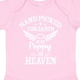 thumbnail image 4 of Inktastic Handpicked for Earth by My Poppy in Heaven with Angel Wings` Boys or Girls Baby Bodysuit, 4 of 5