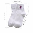 thumbnail image 4 of Garbnen Women's Halloween Crew Socks Funny Cute Graphic Mid Calf Socks Spooky Fall Winter Cozy Halloween Gift for Women, 4 of 7