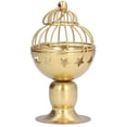 thumbnail image 2 of Gold Candle Holder Birdcage Style Premium Metal Sturdy Durable Wide Application Easy Cleaning Votive HolderType B, 2 of 14