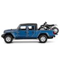 thumbnail image 2 of Coche fundido Aowear 1/32 Jeep Gladiator Alloy, modelo azul, 2 of 4