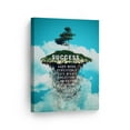 thumbnail image 1 of Smile Art Design Success Tree Inspiring Island Sky Motivational Canvas Wall Art Inspirational Wall Art Entrepreneur Quote Canvas Print Modern Office Living Room Decor Artwork Gift Ready to Hang 36x24, 1 of 4