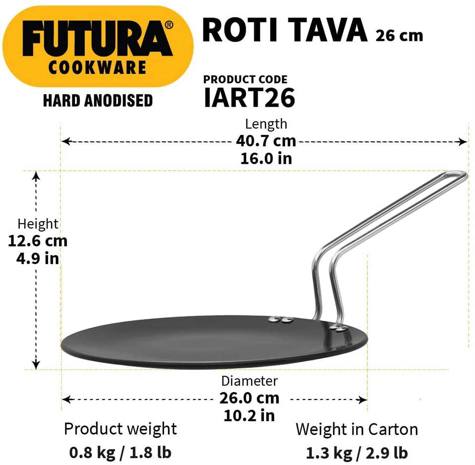 Hawkins Futura Hard Anodized 10.25" Concave Tava Griddle