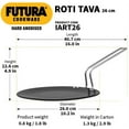 thumbnail image 2 of Hawkins Futura Hard Anodized 10.25" Concave Tava Griddle, 2 of 5