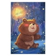 thumbnail image 3 of 1000 Piece Bear in the Forest Puzzle – Wooden Jigsaw for Adults – Nature-Themed Relaxation Puzzle for Stress Relief and Home Décor, 3 of 8