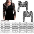 thumbnail image 3 of Arm Sleeves Floral Lace Sun Shawl Sleeves, 3 of 4