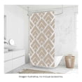 thumbnail image 4 of Cortina de Baño Petty Luxory Rombos Beige 140x180 cm, 4 of 4
