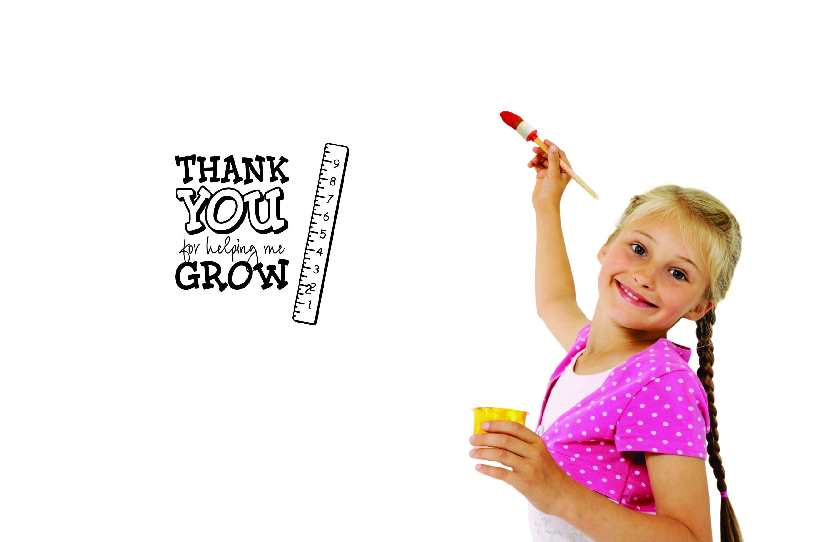 thank you for helping me grow stickers