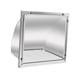 thumbnail image 4 of Cubierta de ventilación de secadora Tapa de ventilación de pared Tapa de ventilación de pared plateada Fácil de instalar Ventilación exterior Cubierta 6 pulgadas, 4 of 8