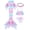 Pattern CX02, variant on 2026 Girls Swimming Mermaid Tail 4 Pcs Sets Kids Mermaid Swimwear