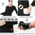 thumbnail image 3 of Heating Thermal Underwear Set For Women,usb Electric Heated Underwear Base Layer Top And Bottom Long Johns Set, 3 of 4