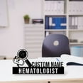 thumbnail image 4 of Handmadetneonsign Hematologist Metal Nameplate, Hematologist Doctor Desk Nameplate, Desk Name Plate Decor 47325, 4 of 5