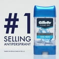 thumbnail image 3 of Gillette Antiperspirant Deodorant for Men, Cool Wave Scent, Clear Gel, 3.8 Oz (Pack of 3), 3 of 4