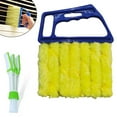 thumbnail image 3 of 2Pcs Window Venetian Blind Cleaner Duster Tool,Washable Microfiber Finger Duster Brush Dusting Cleaner Tool,Shutter Cleaner Brush,for Window Shutters Conditioner, 3 of 8