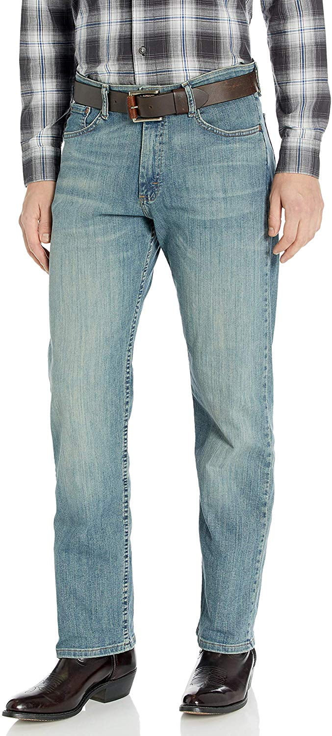 wrangler men's regular fit jean with comfort flex waistband