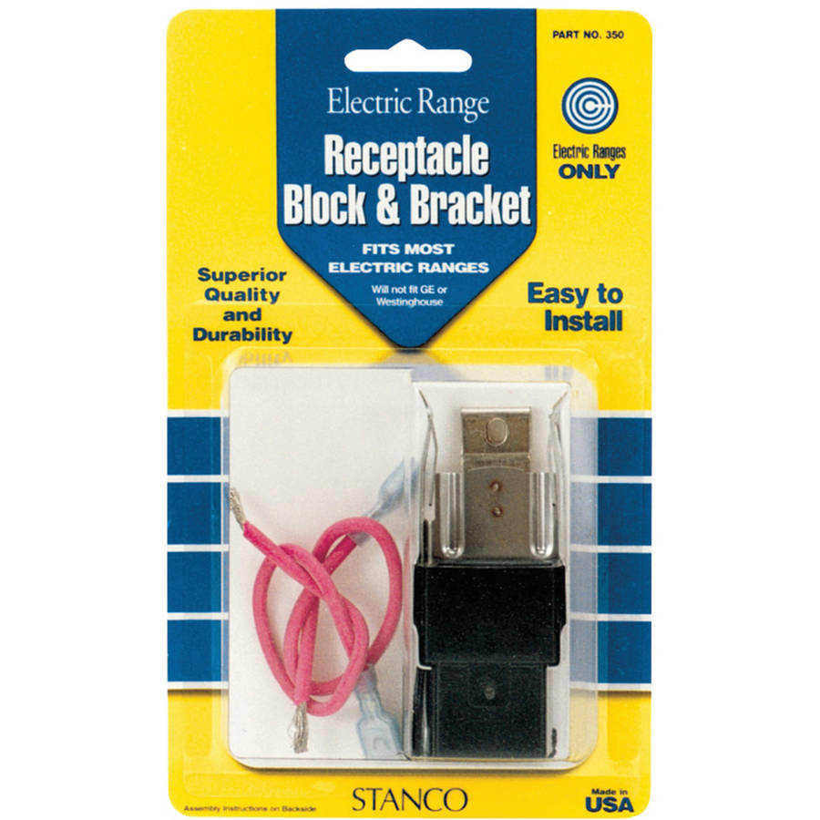 Stanco 70035002 Electric Range Receptacle Block And Bracket