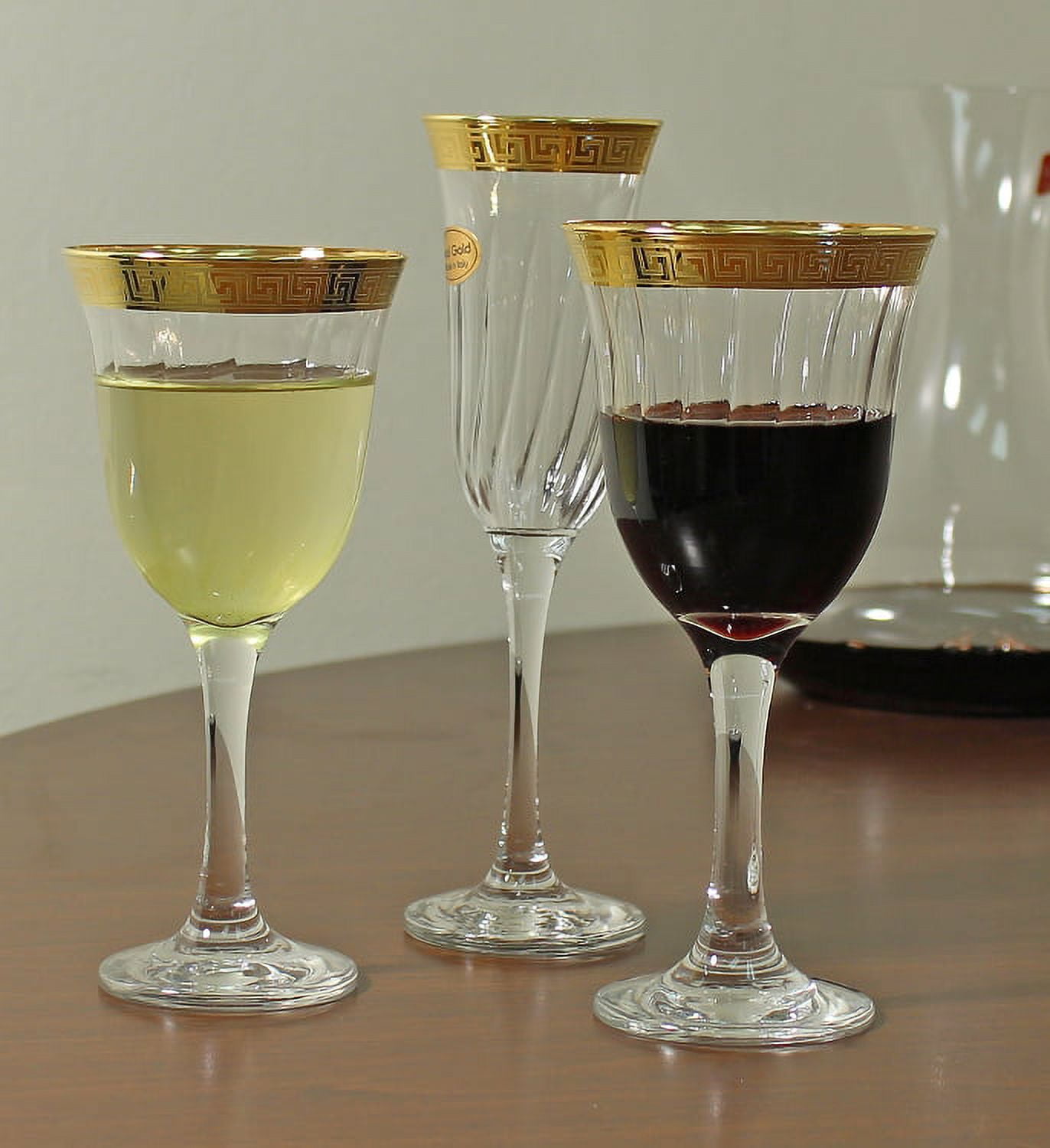 Elegant and Modern Glass Made Glassware Set for Hosting Parties