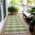 thumbnail image 6 of Addison Rugs Chantille Indoor/Outdoor Transitional Plaid Green Washable Runner Rug, 2'3" x 7'6", 6 of 6