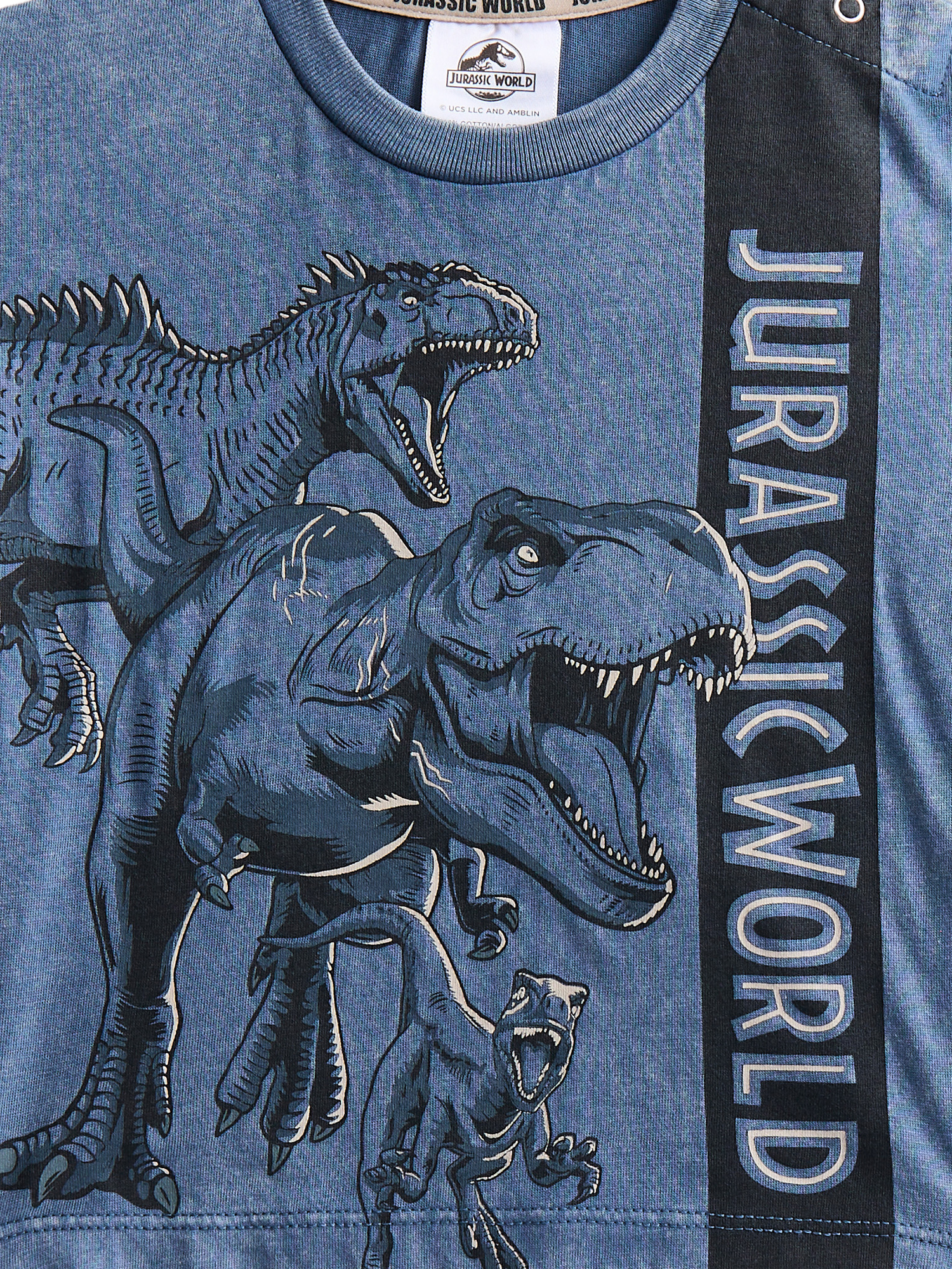 Jurassic World Baby and Toddler Boy Short Sleeve Graphic Tee and Matching Shorts Set, 2-Piece, Sizes 0/3M-5T