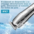 thumbnail image 4 of Maquina para Cortar Cabello, 17 En 1 Cortadora de Cabello para Hombre, Recargable Rasuradora Electrica Hombre con Recortadora de Barba, IPX7 Impermeable, Cortapelos Inal&aacute;mbrico y 5 Peines G, 4 of 8