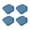 Blue, variant on 1PC Chair Seat Covers, Dining Room Chair Seat Covers, Stretch Solid Chair Covers Protectors for Dining Room Kitchen Chairs, Removable Washable Covers,11.8-17.7 Inch