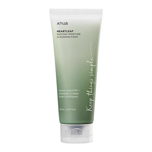 ANUA Heartleaf Quercetinol Pore Deep Cleansing Foam, Facial Cleanser, for Double Cleansing, BHA, Hyaluronic Acid, Glycerin, Face Wash, Blackhead Remover, Korean Skincare (150ml/5.07 fl.oz.)