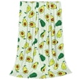 thumbnail image 2 of Fuzoiu Cartoon Fruit Print Ultra-Soft Micro Fleece Blanket,All Seasons Flannel Throw, Lightweight Blanket for Bed, Sofa, Couch, Movie Night, Camping, and Travel-50"x40", 2 of 7