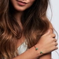 thumbnail image 4 of Pulseras Mujer con Piedras Naturales LuckyLy, Cuarzo Rosa, Lapislázuli o Turquesa, Baño de Oro 18k, Modelo Ivy turquesa UNITALLA, 4 of 4