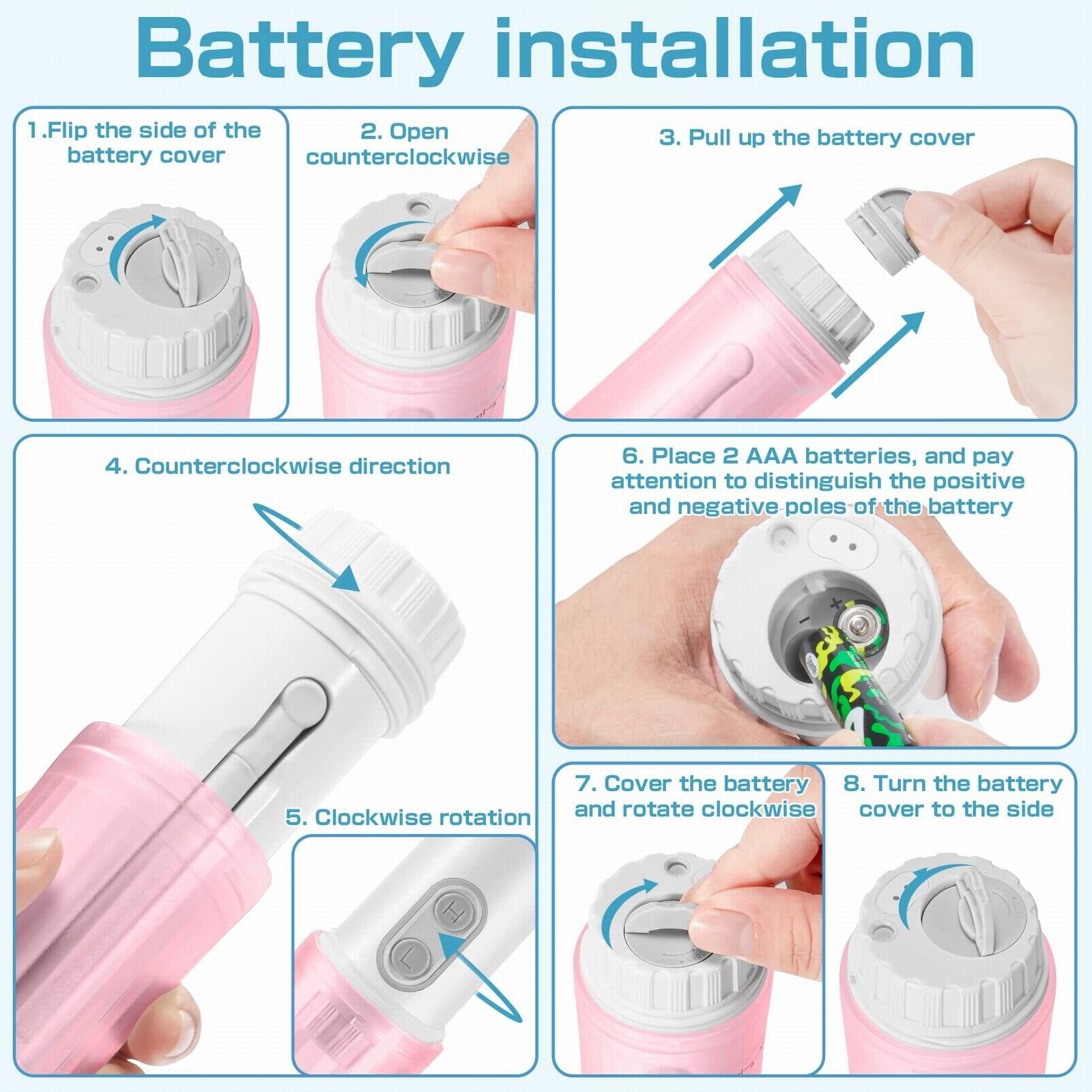 Bradem Portable Bidet Handheld Travel Bidet Mobile Electric Bidet Sprayer，Toilet Paper Substitutes for Personal Hygiene Cleaning/Soothing Postpartum Care/ & Hemmoroid Nursing, 1*Flusher