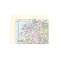 thumbnail image 3 of Historic Map - Mayo County Ireland - Bartholomew 1882 - 23 x 29.77 - Vintage Wall Art, 3 of 5