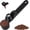 Black, variant on Coffee Scoop with Built-in Funnel, 2 Tablespoon Slide Coffee Measuring Funnel Scooper,Fits Reusable & Formula Dispensers