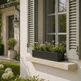 thumbnail image 3 of Ecobo 24" Wide Planter | Eco-Friendly, Durable, Lightweight | Indoor/Outdoor Use, All-Weather, Contemporary Design by Brazilian Artisans - Dark Gray, 3 of 6